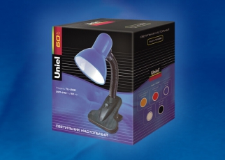 Светильник настольный TLI-206 цоколь E27 черный | 02460 | Uniel