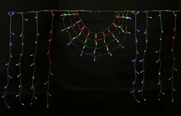 Занавес светодиодный Радуга ULD-E1906-180/DTK MULTI IP20 RAINBOW-2 19х06м 14 нитей 180диодов мультиколор шнур прозр. | UL-00001411 | Uniel