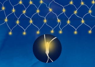 Гирлянда-сетка светодиодная с контроллером ULD-N2520-240/DTA YELLOW IP20 240 диодов, 2.5х2 м, желтая, IP20, шнур прозр. | 07939 | Uniel