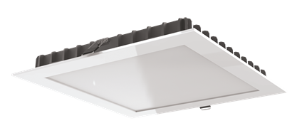 Светильник светодиодный ДВО Downlight DL-034000К IP44 квадртат | V1-R0-00342-10000-4402540 | VARTON
