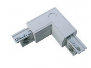 Соединитель внешний L-образый черный левый | V4-R4-05.0010.TRK-0001 | VARTON