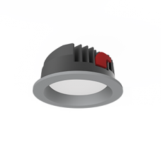 Cветильник светодиодный даунлайт DL-PRO круг. 183*80мм 35W 3000K IP65 d монт.отв.= 160-175мм серый RAL7045 муар | V1-R0-H0557-10000-6503530 | VARTON