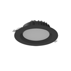 Светильник светодиодный Downlight круглый встраиваемый 190*70 мм 25W 4000K IP54 RAL9005 черный муар | V1-R0-T0083-10000-4402540 | VARTON