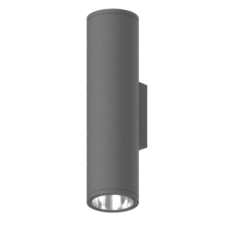 Светильник светодиодный архитектурный Gutta Twin 2x20Вт 3000К IP67 линзованный 60 градусов RAL7045 серый | V1-G1-70330-01L07-67T2030 | VARTON