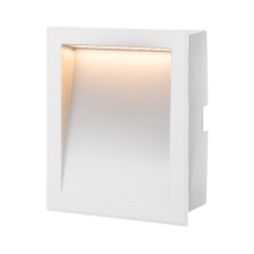 Cветильник светодиодный настенный встраиваемый дежурного света ДВО 4W 5000K IP54 WL-MED белый | V1-R5-00523-10000-6500650 | VARTON