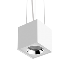 Светильник светодиодный DL-02 Cube подвесной 125х135 мм 20Вт 4000K 35° RAL9010 белый мат. DALI | V1-R0-00360-30D01-2002040 | VARTON