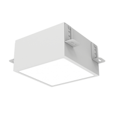 Светильник светодиодный DL-Grill Грильято 150х150мм встр. 18Вт 4000K 136х136х75мм IP40 RAL9003 белый муар DALI | V1-R0-00809-10D01-4001840 | VARTON