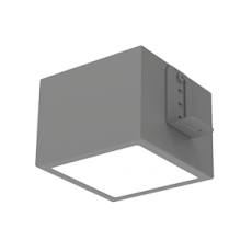 Светильник светодиодный DL-Grill Грильято 100х100 мм встр. 15Вт 4000 К 86х86х65 мм IP40 RAL7045 серый муар | V1-R0-70808-10000-4001540 | VARTON