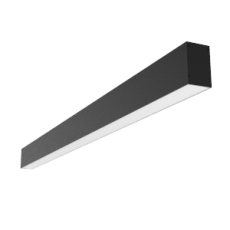 Светильник светодиодный Х-line один. подвесн 10Вт 3000 К 507x63x100мм IP40 RAL9005 черный муар опал и 2 торц.кр.|V1-R0-90828-02OP0-4001030|VARTON