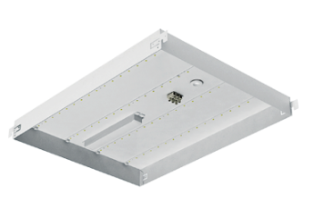 Светильник светодиодный ДВО для потолка Ecophon Focus Lp 36Вт 4000К IP20 без рассеивателя 588х462х57мм | V1-A2-00011-10000-2003640 | VARTON