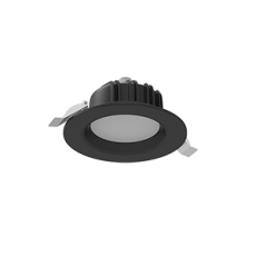Cветильник светодиодный Downlight круглый встраиваемый 120*65 мм 11W 3000K IP54 RAL9005 черный муар | V1-R0-T0011-10000-4401130 | VARTON