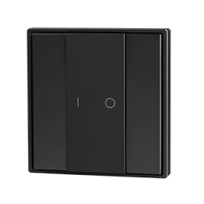 Кнопочная панель 2-х кл. (1 группа), пластиковый корпус, черный DA-SW-G1-PB | DA-SW-G1-PB | VARTON