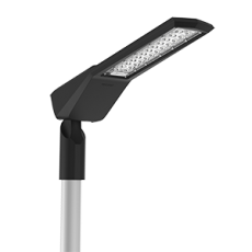 Светильник светодиодный уличный Levante M Road 80 Вт кронштейн 48мм 3000К RAL9005 черный муар | V1-S1-90748-40L32-6608030 | VARTON