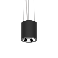 Светильник светодиодный DL-02 Tube подвесной 100х110 мм 12Вт 3000K 35° RAL9005 черный муар DALI | V1-R0-90113-30D01-2001230 | VARTON