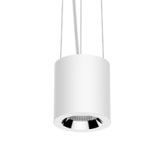 Светильник светодиодный DL-02 Tube подвесной 125х135 мм 18Вт 4000K 35° RAL9010 белый мат. | V1-R0-00113-30000-2001840 | VARTON