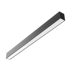 Светильник светодиодный линейный Т-Лайн 1170х70х90 36Вт 3000К один RAL9005 чер.муар опал с2мя торц крышк дим DALI | V1-R0-90033-02OPD-2003630 | VARTON