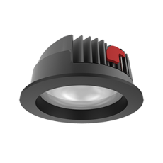 Cветильник светодиодный даунлайт DL-PRO круг. 226*96мм 52W 4000K IP65 d монт.отв.= 200-215мм RAL9005 черный муар | V1-R0-T0777-10000-6505240 | VARTON