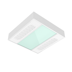 Светильник светодиодный с UV-блоком 30Вт 600*600*127 6500К IP54 с защит силикат стеклом GlWBioguard мат. | V1-C0-0UV70-20G06-5403065 | VARTON