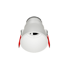 Рамка для модульного светильника FLEX 50 04 круглая встраиваемая утопленная 95х70мм RAL9010 | V1-R0-00435-10008-2000000 | VARTON