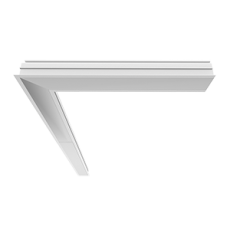 светильник Universal-Line встр. L-поворот 365*365*69мм 23Вт 3000К IP40 правый/левый RAL9003 белый муар | V1-A1-10469-10000-4002330 | VARTON