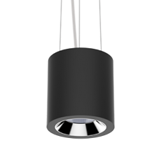 Светильник светодиодный DL-02 Tube подвесной 150х160 мм 32Вт 4000K 35° RAL9005 черный муар DALI | V1-R0-90113-30D01-2003240 | VARTON