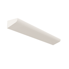 Светильник люминесцентный COT/N 2x28 прикроватный 1233х166х97мм с опаловым расс IP20 накладной RAL9010 белый мат. | V1-C0-00595-20000-2056LUM | VARTON