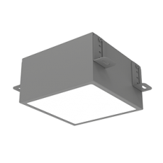 Светильник светодиодный DL-Grill Грильято 150х150мм встр. 18Вт 3000 К 136х136х75мм IP40 RAL7045 серый муар DALI | V1-R0-70809-10D01-4001830 | VARTON