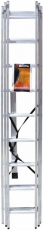 Лестница алюминиевая трёхсекционная ЛА 3х9 | 73/5/1/16 | ВИХРЬ