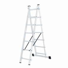 Лестница алюминиевая двухсекционная ЛА 2х7 | 73/5/1/23 | ВИХРЬ