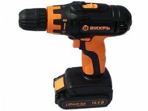 Дрель-шуруповерт аккумуляторная ДА-14,4Л-2К | 72/14/8 | ВИХРЬ