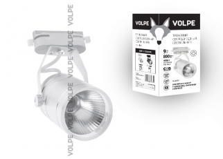 Светильник светодиодный трековый ULB-Q251 9W/NW/K WHITE 9 Вт. Диаметр 1,5', 600 Лм, 4000К, IP20, белый | 10963 | Volpe