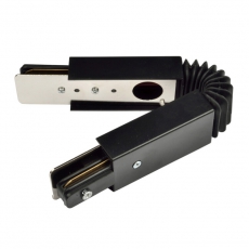 Соединитель для 2-х шинопроводов осветительных гибкий однофазный черный UBX-Q121 K24 BLACK 1 POLYBAG | UL-00001339 | Volpe