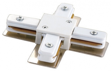 Соединитель для шинопровода осветительного Х-образный белый UBX-Q121 K41 WHITE 1 POLYBAG | 10575 | Volpe