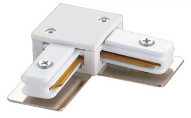 Соединитель для шинопровода осветительного L-образный однофазный белый UBX-Q121 K21 WHITE 1 POLYBAG | 10576 | Volpe