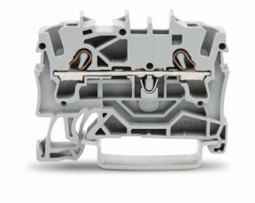 Клемма 2-проводная TOPJOB S 2пр 4мм2 Ex серый (уп/100шт) | 2002-1201 | WAGO