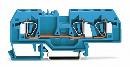 Клемма 3-проводная проходная (уп/25шт) | 282-684 | WAGO