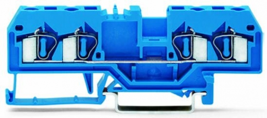 Клемма на профиль, 4 полюса (уп/50шт) | 281-654 | WAGO