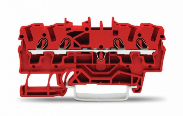 Клемма 4-проводная проходная 0.25-2.5(4)мм.кв красная (уп/100шт) | 2002-1403 | WAGO