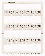 Набор маркеров WMB,500 шт./набор (уп/5шт) | 793-5502 | WAGO