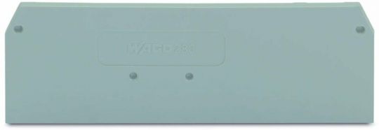 Торцевая и промежуточная пластина; толщиной 2,5 мм | 280-314 | Wago