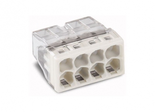 Клемма 8-проводная 0.5-2.5мм2 одножильный серый (уп/50шт) | 2273-208 | WAGO