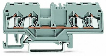Клемма 4-проводная проходная 51114484 (уп/100шт) | 280-634 | WAGO