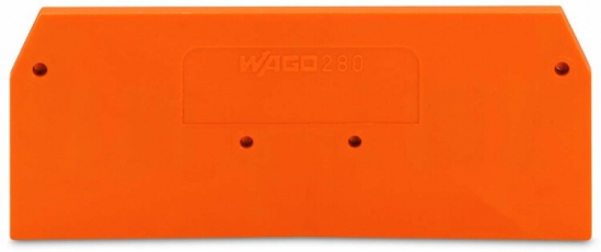 Пластина торцевая и промежуточная 2800326 (уп/25шт) | 280-326 | WAGO