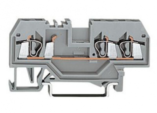 Клемма 4-проводная проходная красная (уп/100шт) | 280-830 | WAGO