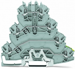 Клемма 4-уровневая на рейку (уп/25шт) | 2002-4127 | WAGO