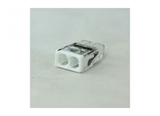 Клемма 2-проводная 0.5-2.5мм2 одножильный белый (уп/100шт) | 2273-202 | WAGO