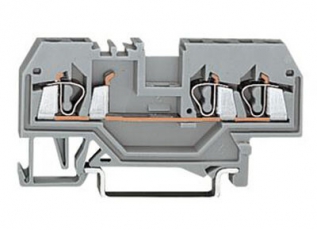 Клемма 3-проводная ПРОХОДНАЯ желтая (уп/50шт) | 281-686 | WAGO