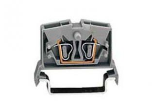 Клемма 2-проводная для DIN-рейки 35мм серая 0.08-2.5 мм.кв. | 264-711 | WAGO