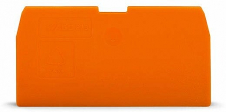 Торцевая и промежуточная пластина; толщиной 1 мм; серые (уп/25шт) | 870-943 | WAGO