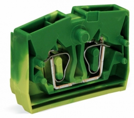 Клемма 2-проводные центральная; без кнопок; 2,5 мм; CAGE CLAMP; зелено-желтая (уп/100шт) | 264-327 | WAGO